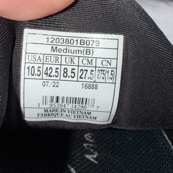 Brooks Ghost 15 Womens Sz 10.5 Grey Purple Running Shoes Sneakers 1203801B079 - Picture 9 of 12